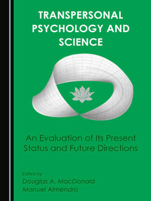 cover image of Transpersonal Psychology and Science